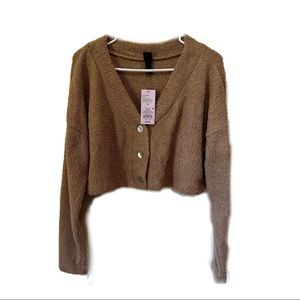 Cardigan Crop Top
